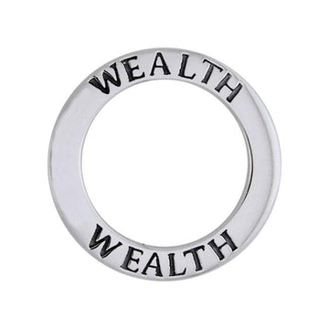 Wealth Sterling Silver Ring Pendant TPD1163 - Jewelry